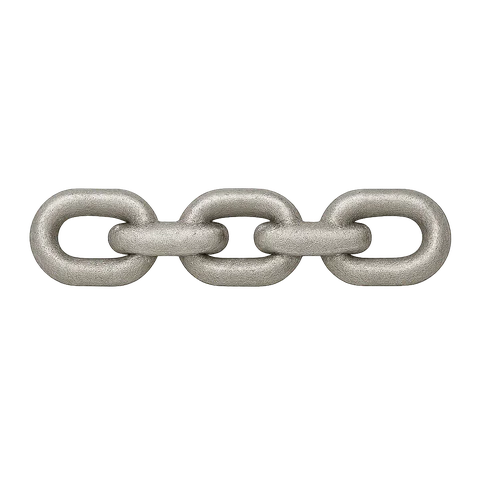Цепь короткозвенная DIN 766 6 мм оцинкованная